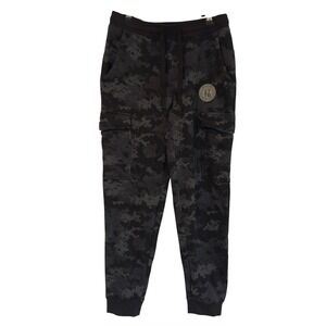 Sonoma Community Mens Digital Camo Cargo Joggers Black Grey NR34J103RG Size S